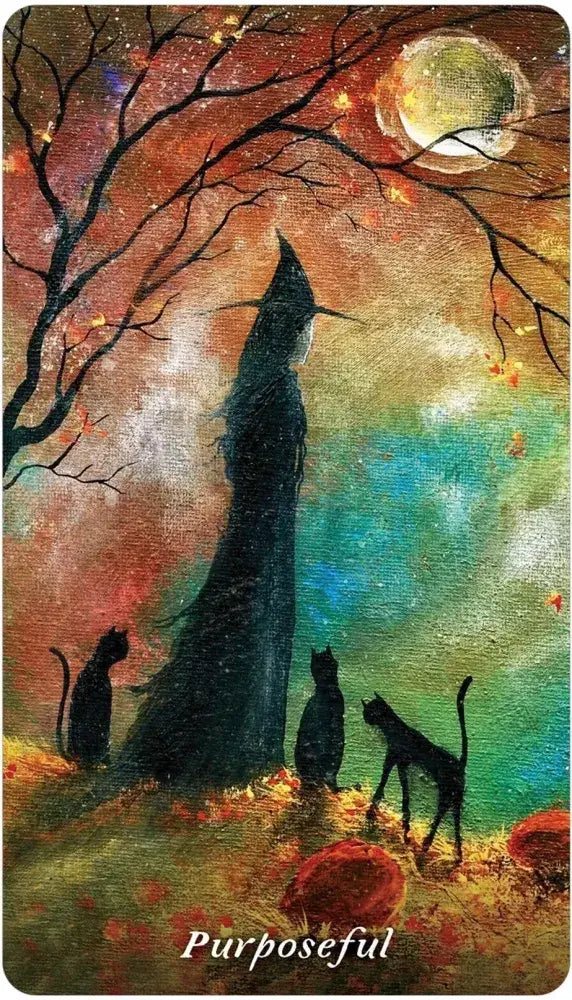 Earthly Souls and Spirits Moon Oracle card artwork view 7