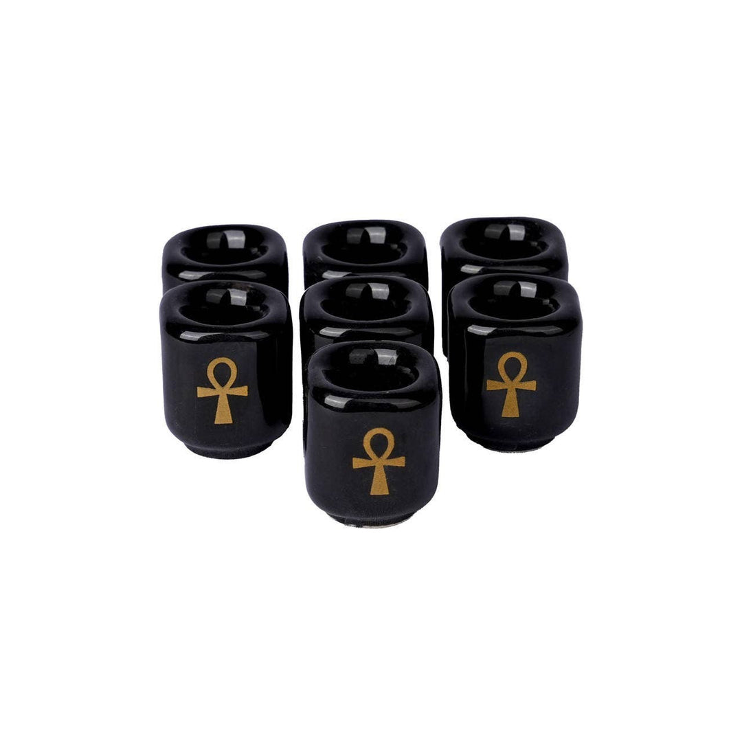 Ankh chime candle holder full product view