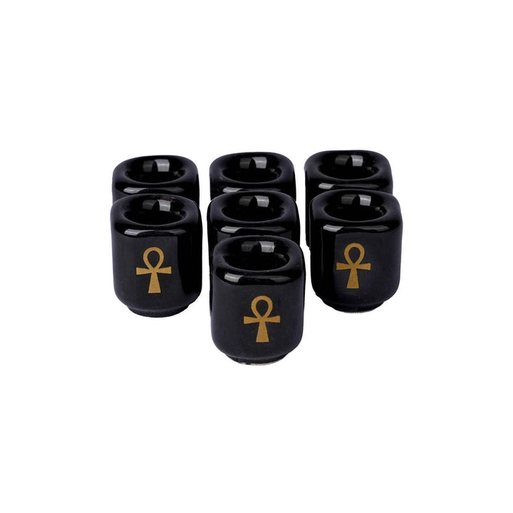 Ankh chime candle holder full product view