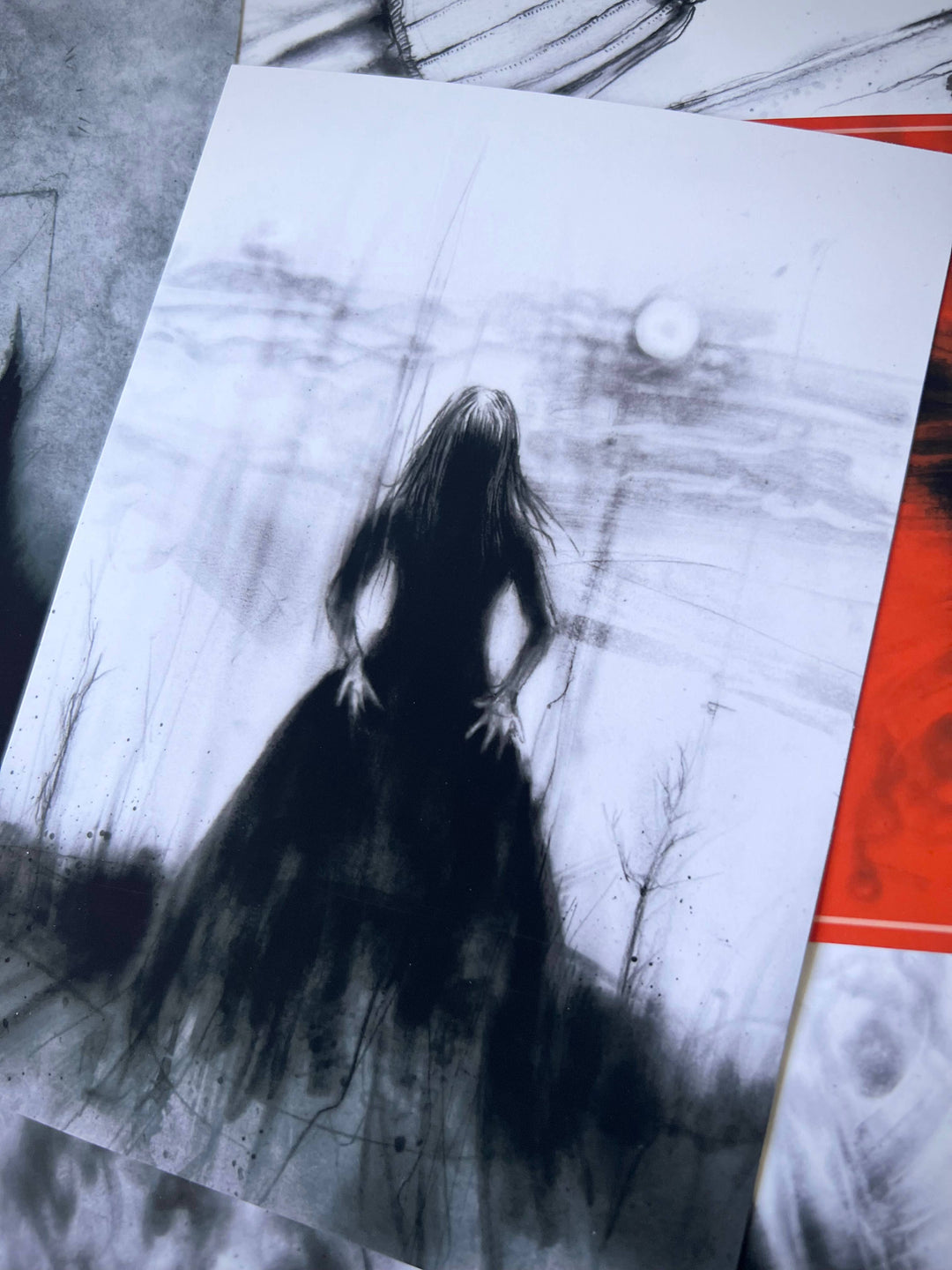 Witch gothic romance dark art print