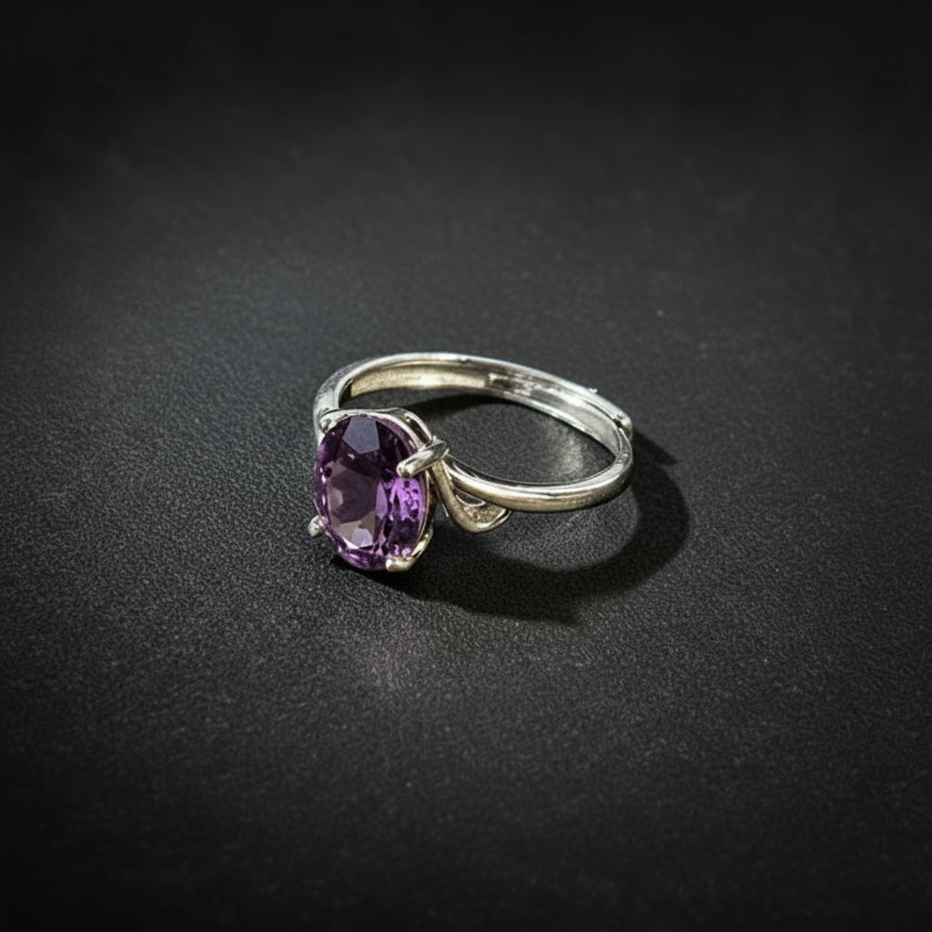 Alexandrite ring front view