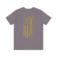 American Occultist Distressed Flag Tee – Men’s Streetwear