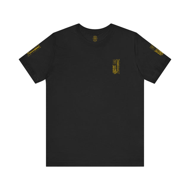 American Occultist Distressed Flag Tee – Men’s Streetwear