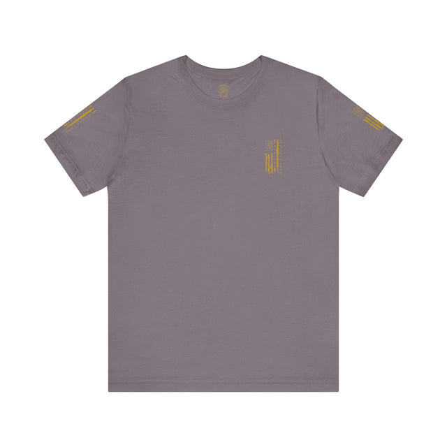 American Occultist Distressed Flag Tee – Men’s Streetwear