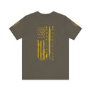 American Occultist Distressed Flag Tee – Men’s Streetwear