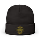 American Occultist Embroidered Logo Beanie – Dark Streetwear