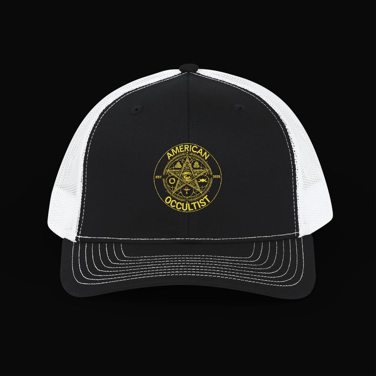 American Occultist Snapback Trucker Cap – Bold Occult Style