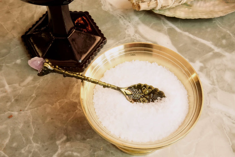 Amethyst Cluster Crystal Spoon – Stir with Intention