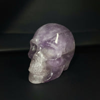 Exact Amethyst Crystal Skull, front view