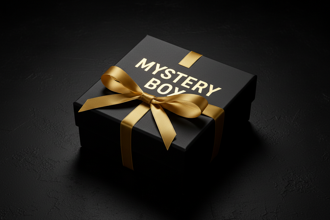 Arcane Offering mystery box with occult-themed packaging