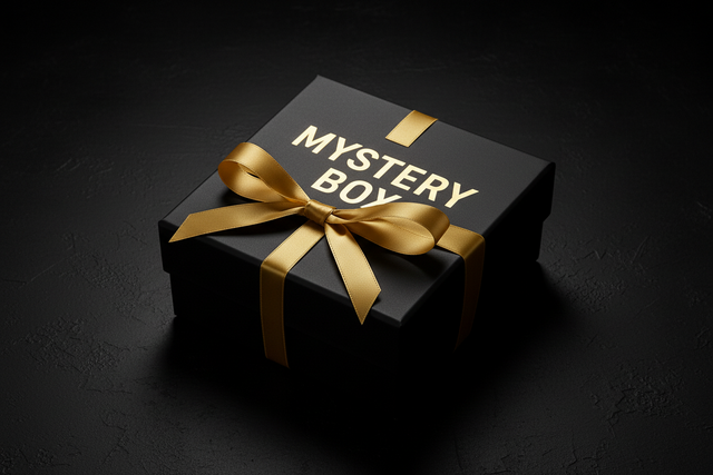 Arcane Offering mystery box with occult-themed packaging