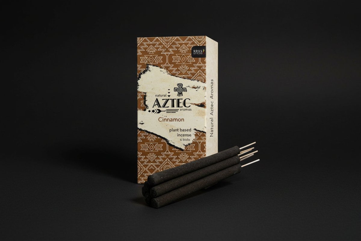 AZTEC Cinnamon Plant-Based Incense – Success, Abundance & Momentum (Soul Sticks)