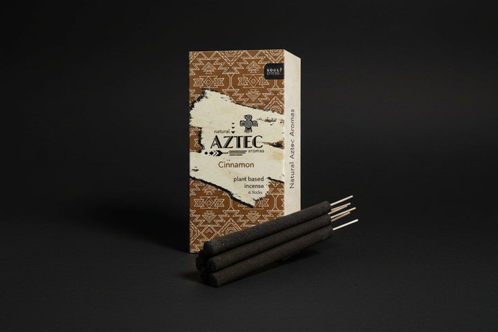 AZTEC Cinnamon Plant-Based Incense – Warmth & Prosperity Symbolism