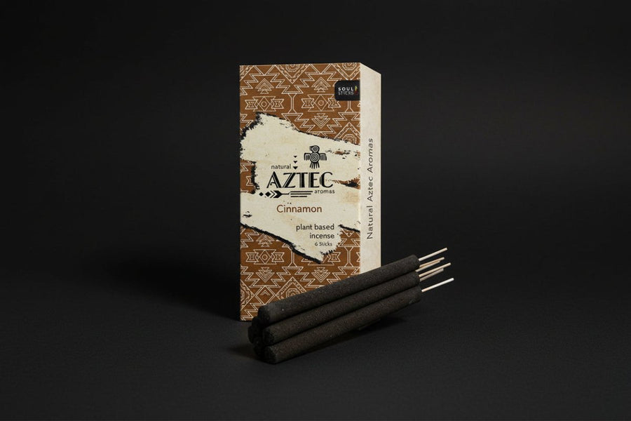 AZTEC Cinnamon Plant-Based Incense – Warmth & Prosperity Symbolism