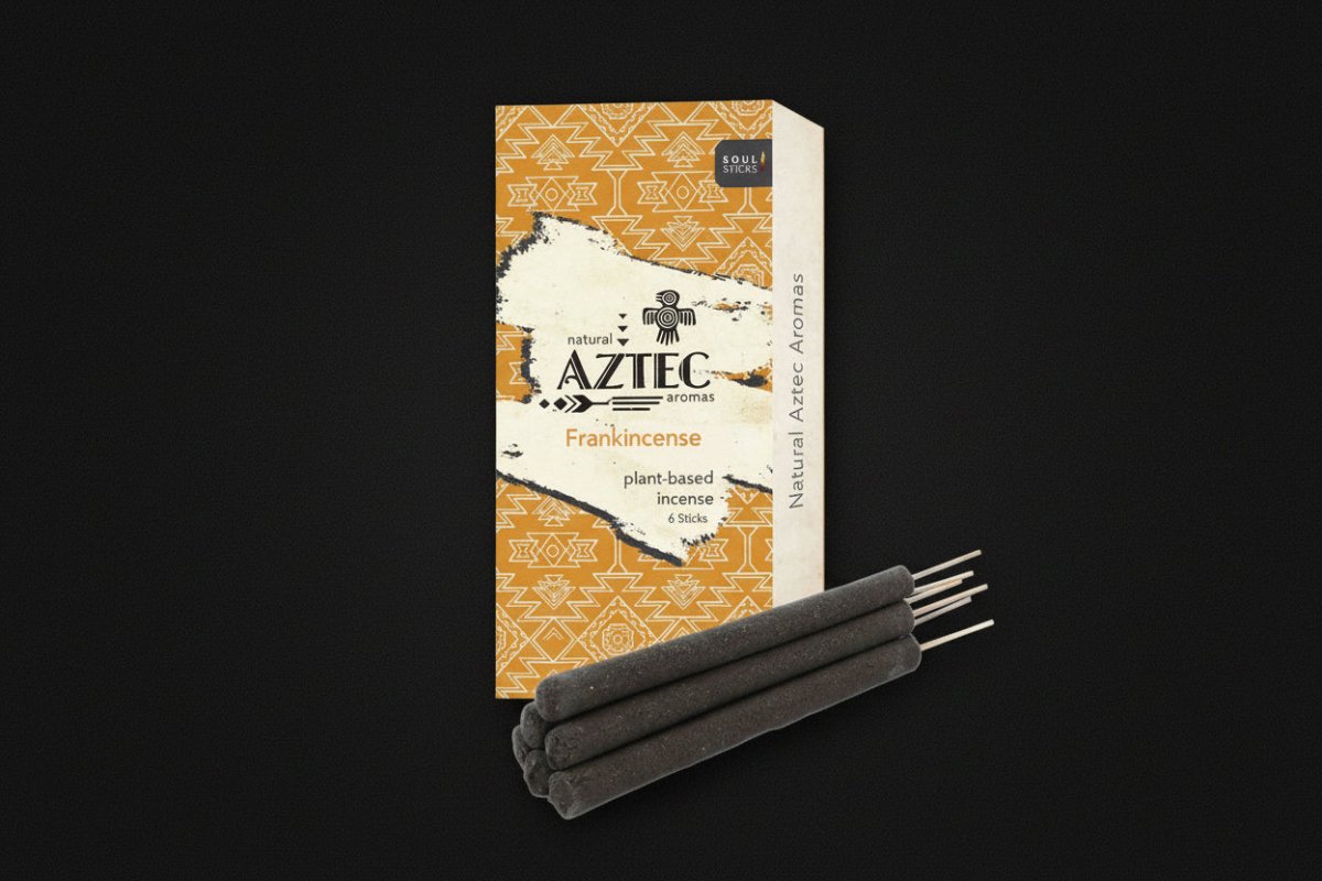 AZTEC Frankincense Plant-Based Incense – Protection, Abundance & Sacred Smoke (Soul Sticks)