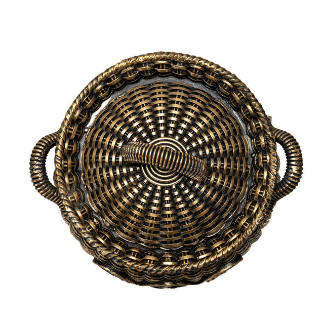 Wicker Triple Moon Cauldron