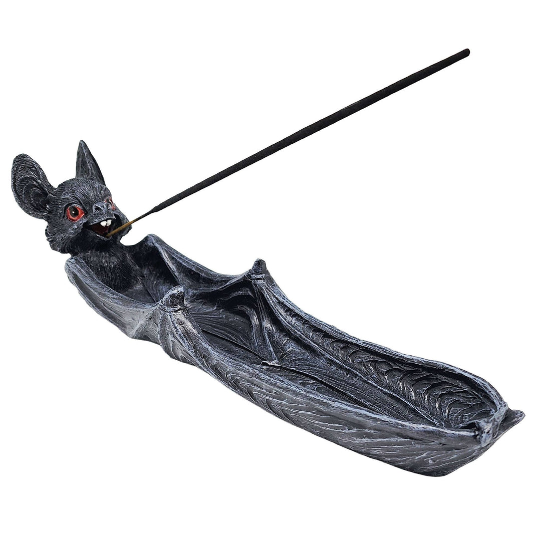 Bat incense burner front view