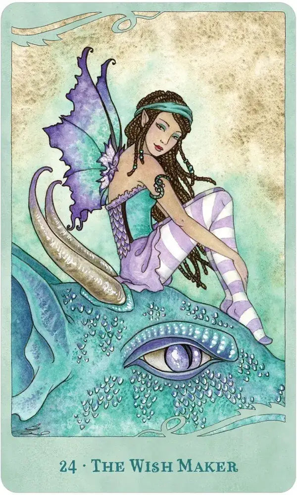 For the Love of Dragons oracle card artwork view 6