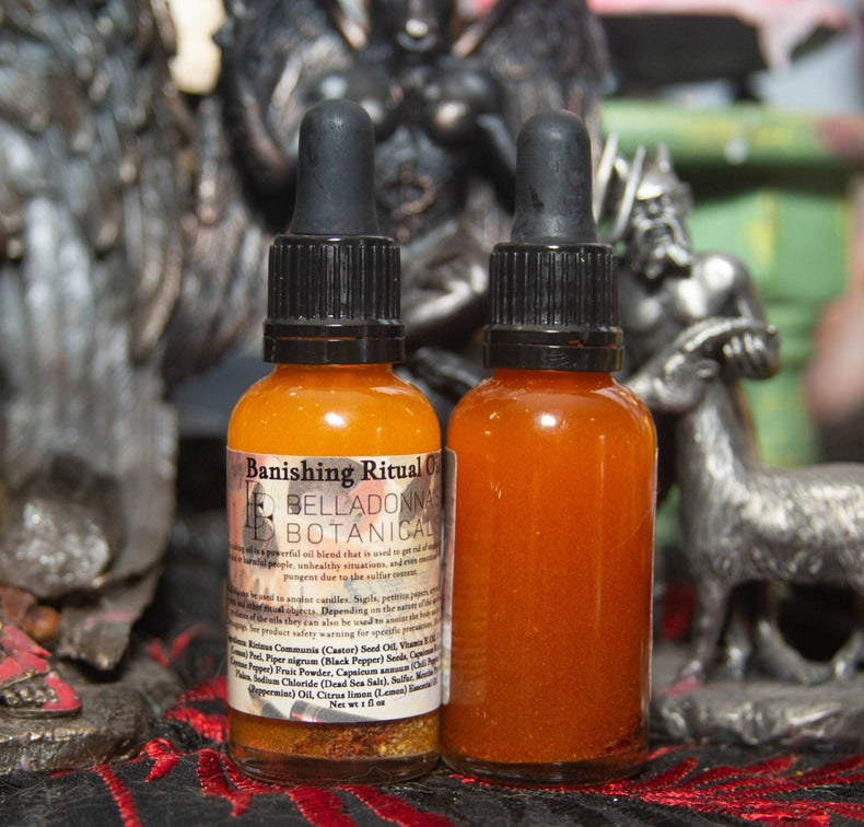Banishing Ritual Oil – powerful blend to remove negative energies, unwanted influences, and unhealthy situations