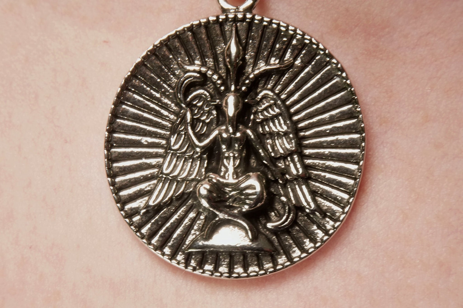Baphomet Pendant Necklace – Iconic Occult Symbol