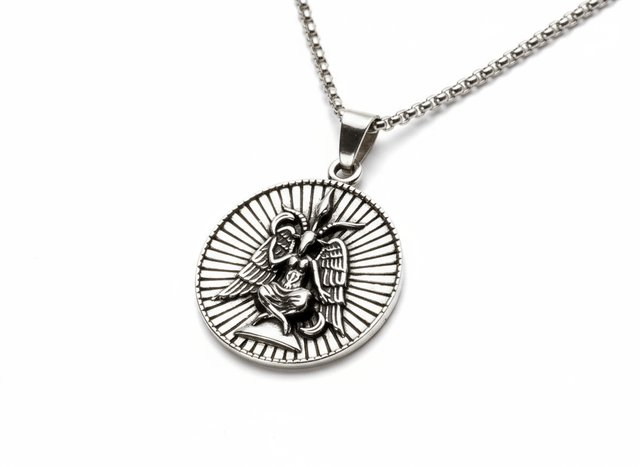 Baphomet Pendant Necklace – Iconic Occult Symbol