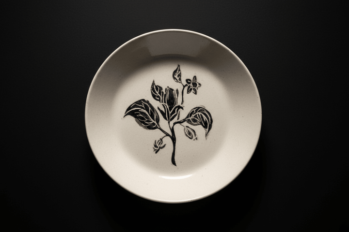 Belladonna Stoneware Offering Plate
