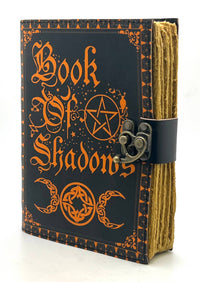 Paper Journal Deckle Paper Book of Shadows, approx. 5"x7"