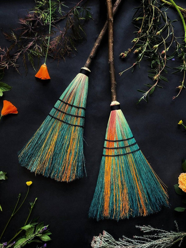 Big Boss full-size witch besom broom