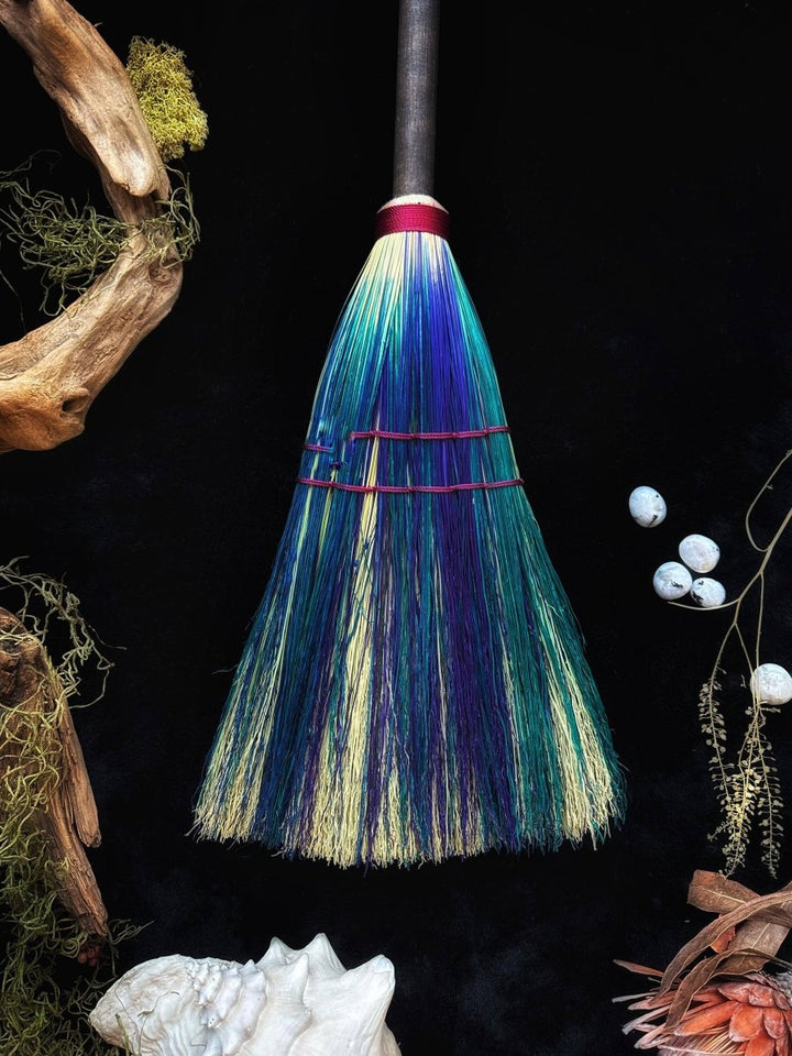 Big Boss full-size ritual broom detail
