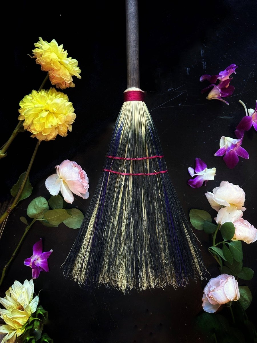 Big Boss Witch Besom Broom – Protection, Prosperity & Powerful Home Cleansing