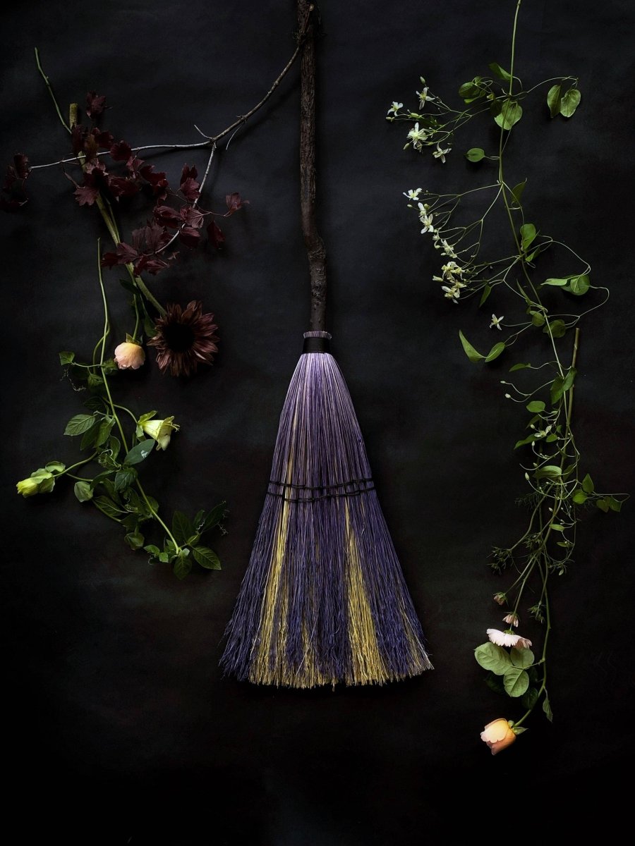 Big Boss Witch Besom Broom – Protection, Prosperity & Powerful Home Cleansing