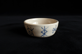 Bind rune ceramic offering bowl front view