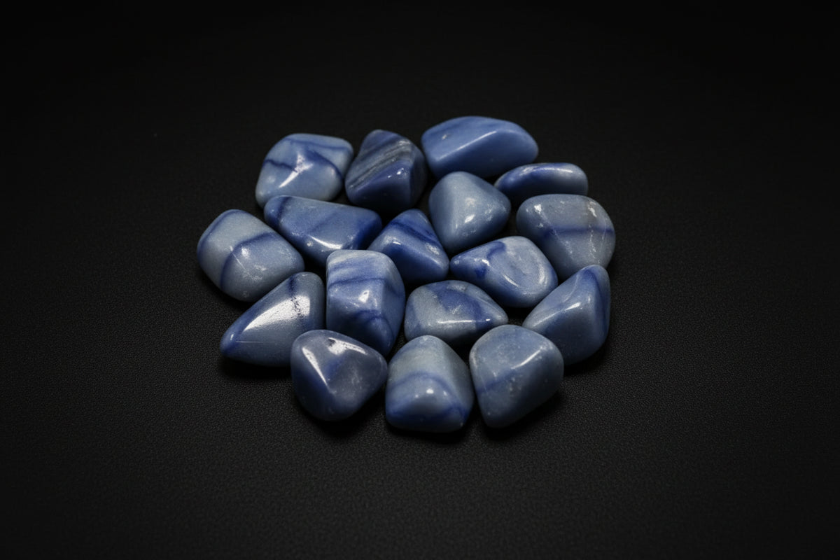 Polished blue stones sold as Blue Aventurine