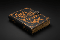 Book of Shadows journal with deckle-edge paper and dark cover