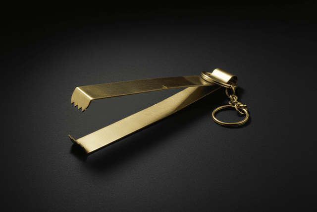 Brass charcoal tongs for handling incense charcoal