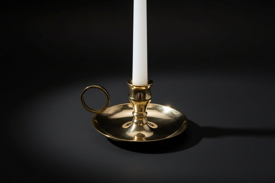 Chime Candle Holder – Loop Handle Ritual Tool