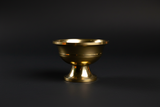 Brass ritual drinking bowl for altar offerings