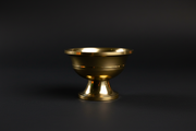 Brass ritual drinking bowl for altar offerings