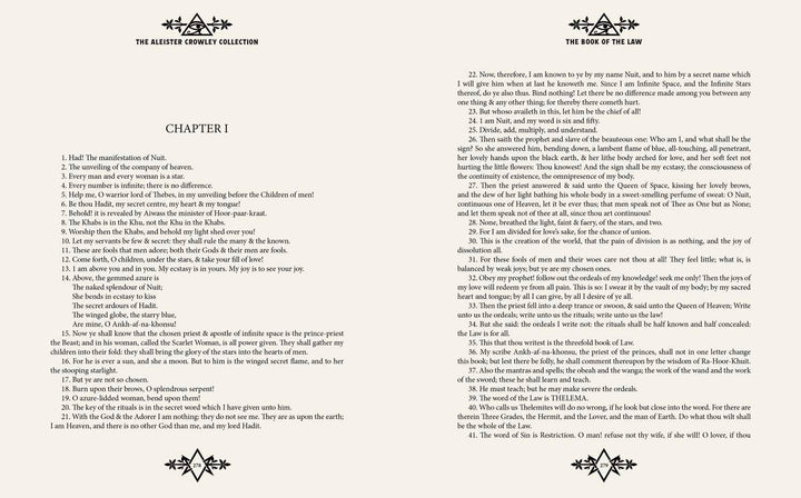 Aleister Crowley Collection interior book spread