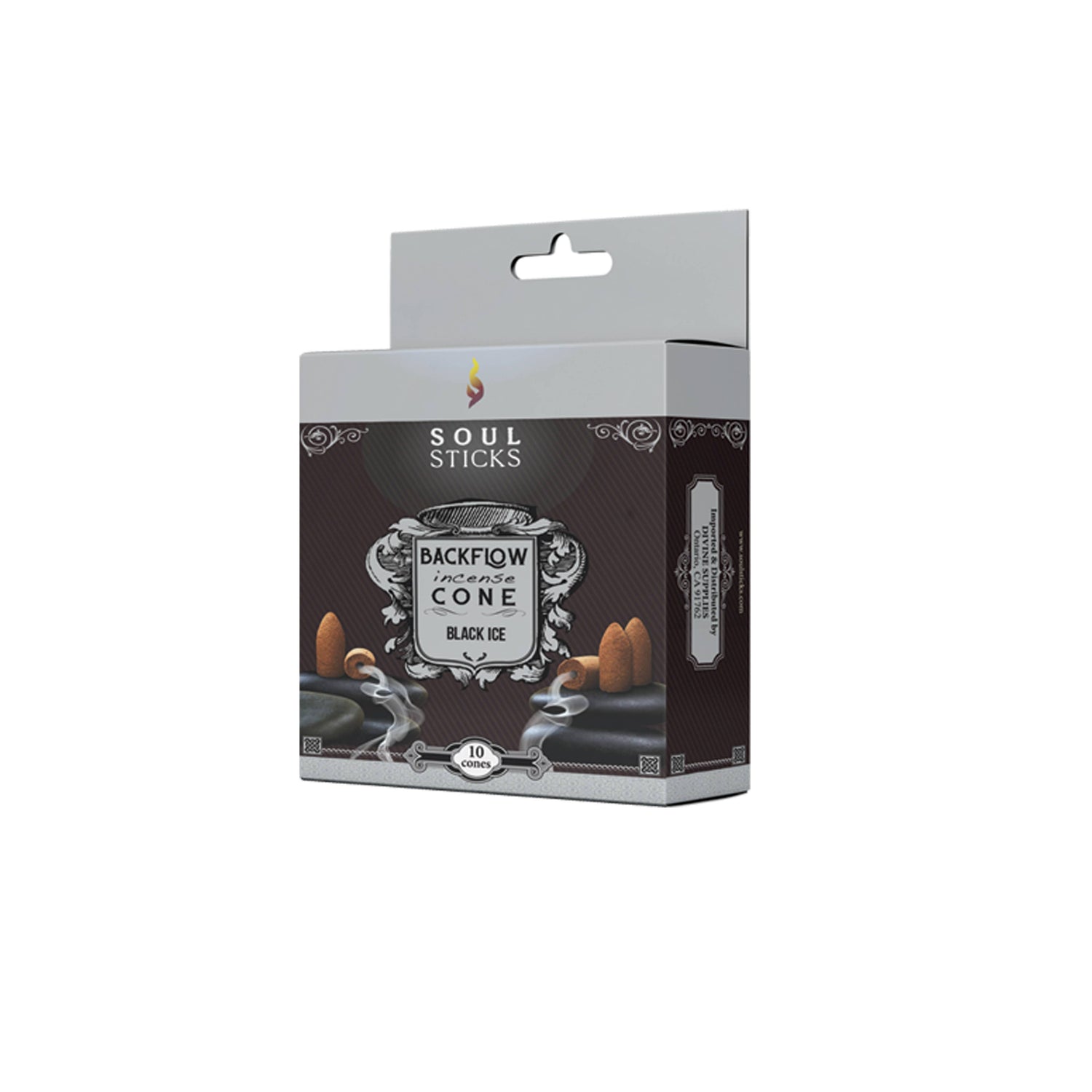 Backflow Cones - Soul Sticks Black Ice (12)