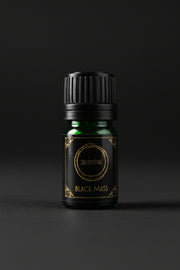 Black Mass ceremonial ritual oil bottle