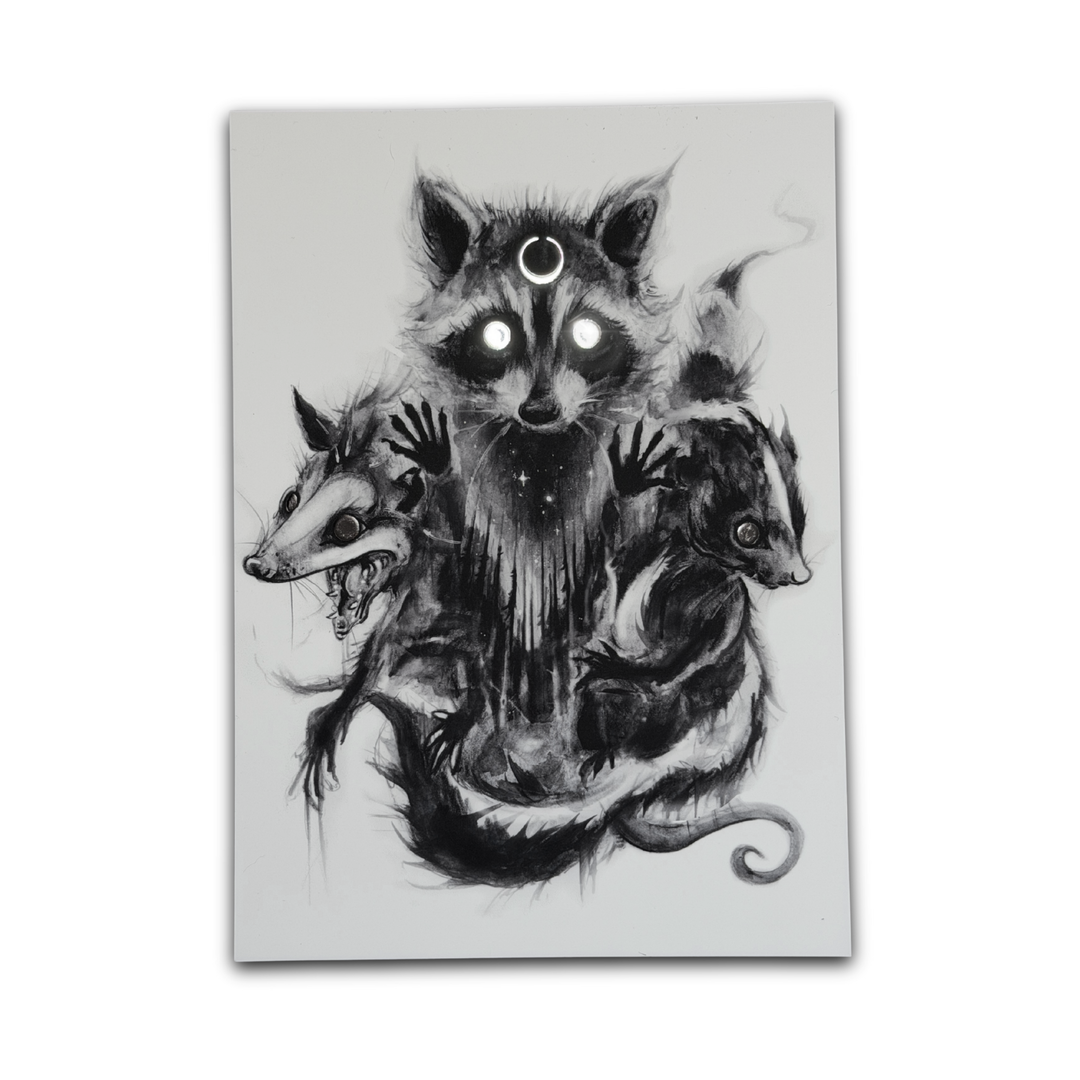 Lords of the Landfill Silver Foil Print