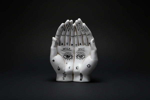 Palmistry Hands Tray — Ritual Catch Dish