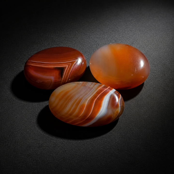 Carnelian Palm Stone