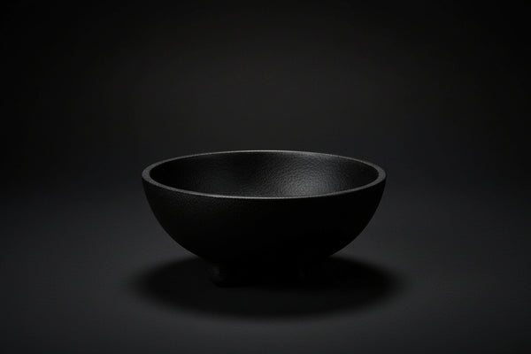 Cast Iron Incense Burner/ Offering Bowl - Oval