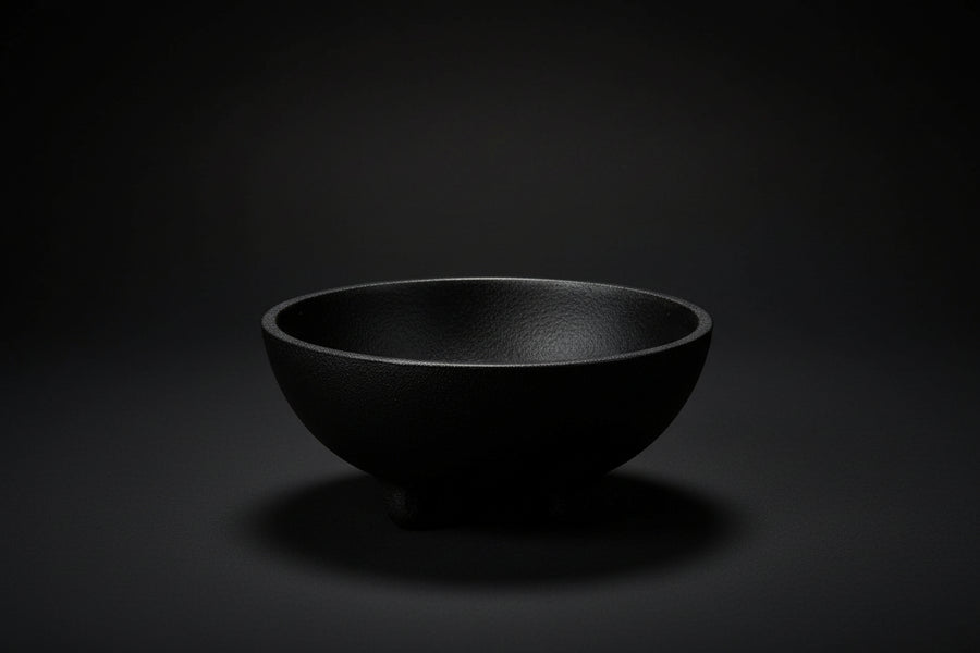 Cast Iron Incense Burner/ Offering Bowl - Oval