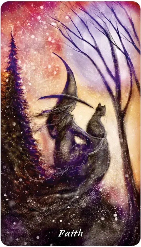 Earthly Souls and Spirits Moon Oracle card artwork view 5