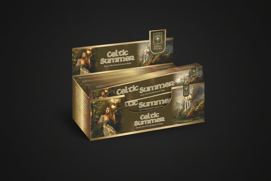 Celtic Summer hand-rolled masala incense package