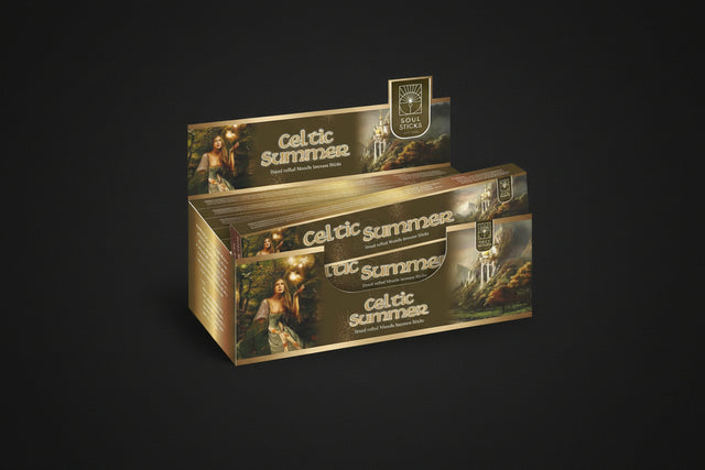 Celtic Summer hand-rolled masala incense package