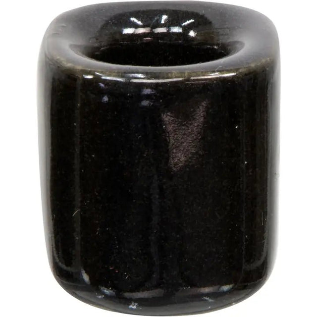 plain black chime candle holder